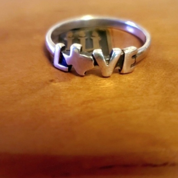 Retired James Avery Love Texas Ring, size 8.75? PLEASE SEE ALL PICS - Picture 6 of 10